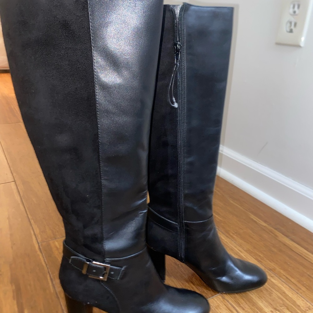 Bandolino Elegant Black Heeled Boots
